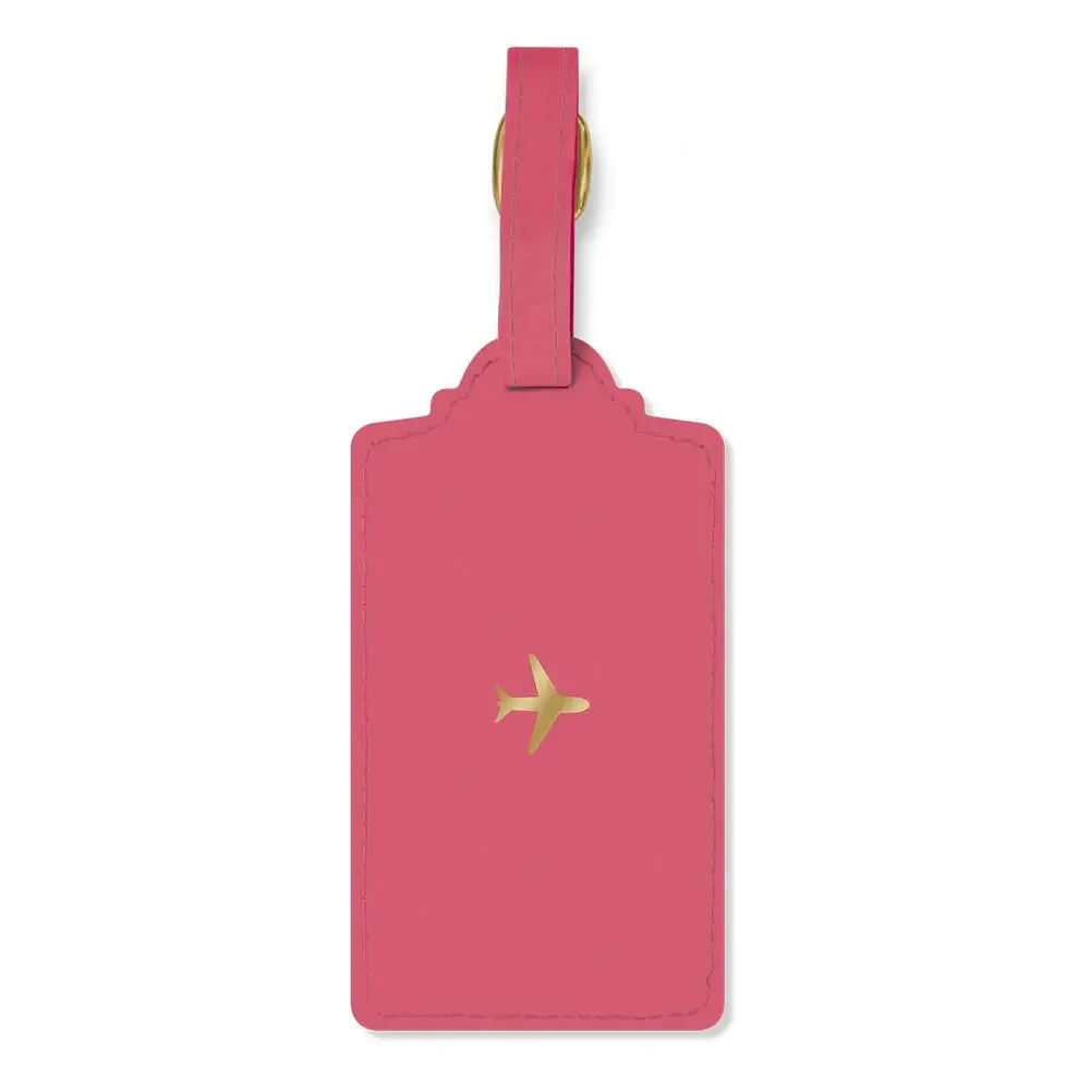 Fashion Luggage Tag | Coral